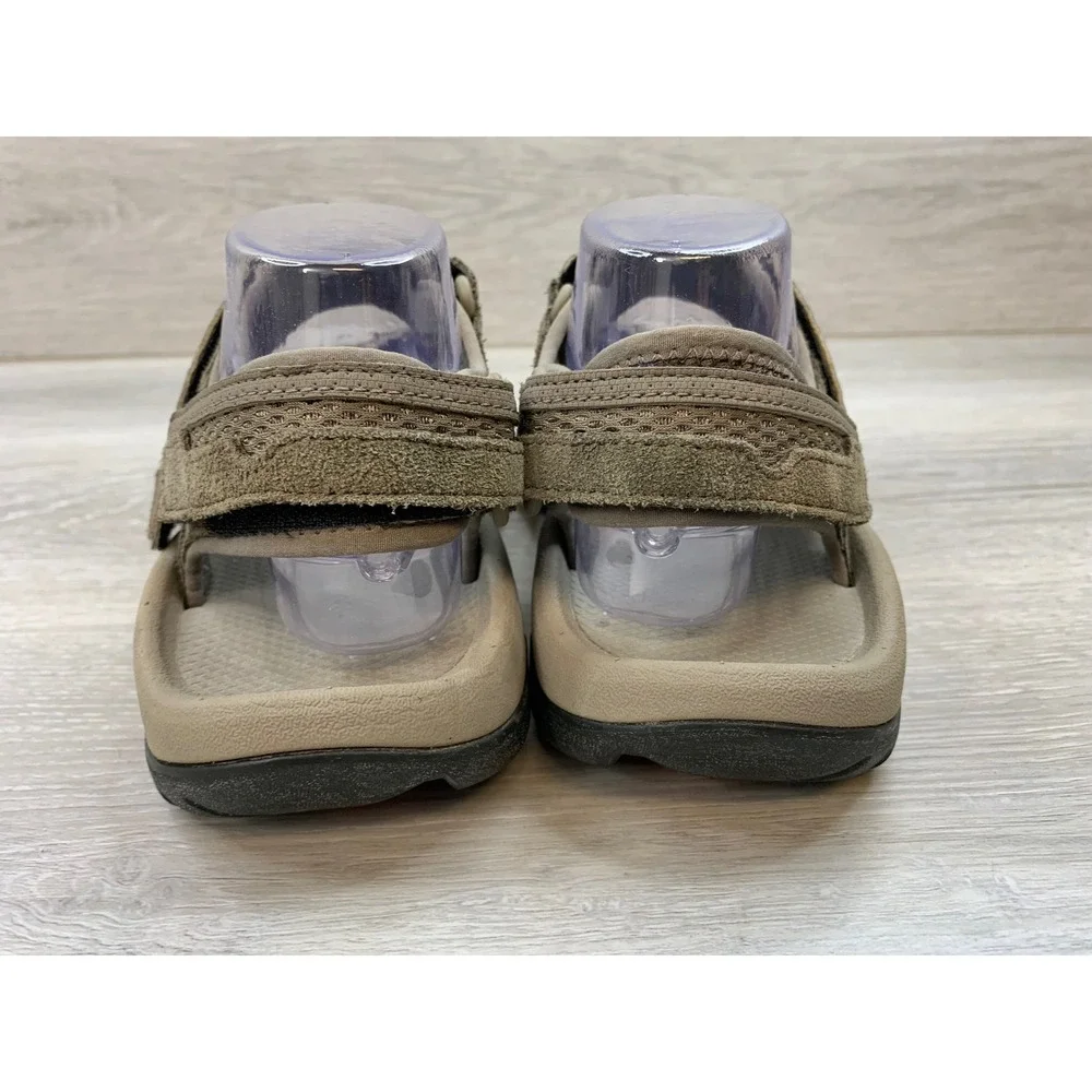 Teva Hudson Men's Sandals Bungee Cord Brown Suede Sport Hiking 9 Trail Shoes
